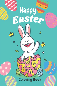 Happy Easter Coloring Book