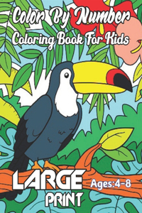 Color By Number Coloring Book For Kids