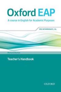 Oxford Eap Pre Intermediate Teachers Book and DVD ROM Pack