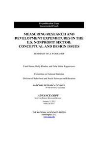 Measuring Research and Development Expenditures in the U.S. Nonprofit Sector