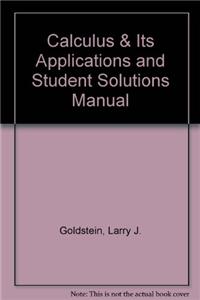 Calculus & Its Applications and Student Solutions Manual