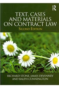 Text, Cases and Materials on Contract Law