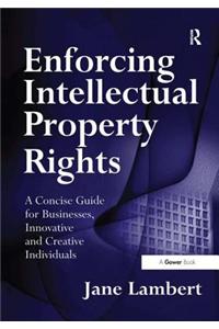 Enforcing Intellectual Property Rights