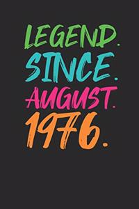 Legend Since August 1976