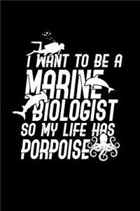 I want to be a marine biologist