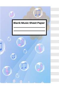 Blank Music Sheet Paper