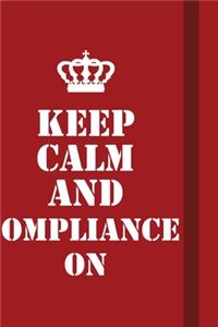 Keep calm and compliance on