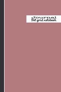 Dot grid notebook journal