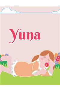 Yuna Personalized Sketchbook Journal Notebook