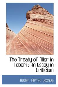 The Treaty of Misr in Tabari