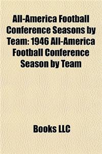All-America Football Conference Seasons by Team
