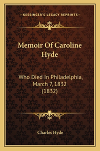 Memoir Of Caroline Hyde