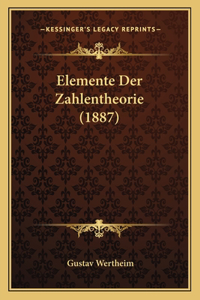 Elemente Der Zahlentheorie (1887)