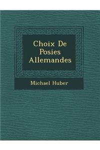 Choix de Po Sies Allemandes