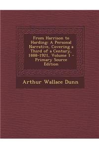 From Harrison to Harding