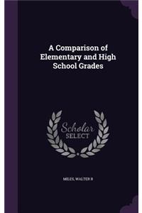 Comparison of Elementary and High School Grades