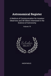 Astronomical Register