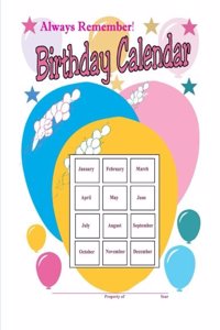 Always Remember Birthday Calendar