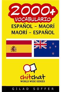 2000+ Espanol - Maori Maori - Espanol Vocabulario