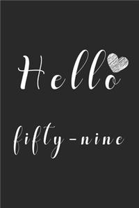 Hello fifty-nine