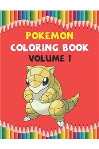 Pokemon Coloring Book Volume 1