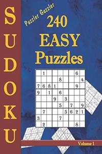 Puzzler Guzzler Sudoku 240 Easy Puzzles Volume 1