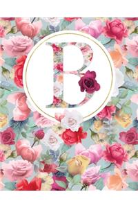 Letter B Lined Journal