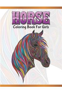 Horse Coloring Book For Girls