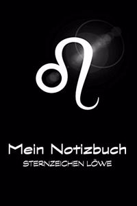 Mein Notizbuch - Sternzeichen Löwe
