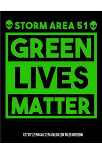 Storm Area 51 Green Lives Matter 8.5