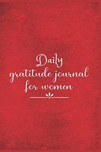 Daily Gratitude Journal For Women