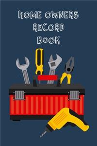 Home Owners Record Book