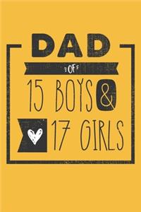 DAD of 15 BOYS & 17 GIRLS