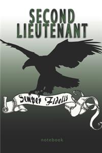Second Lieutenant - Semper Fidelis - Notebook