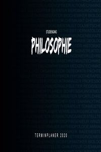 Studiengang Philosophie - 2020 Terminplaner