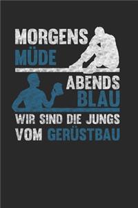 Morgens Müde Abends Blau - Wir sind die Jungs vom Gerüstbau