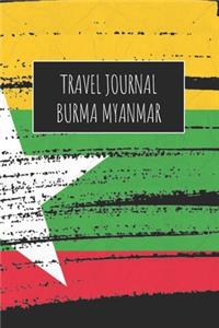 Travel Journal Burma Myanmar