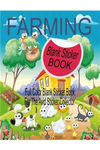 Farming Blank Sticker Book