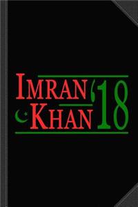 Imran Khan Pti 2018 Pakistan Journal Notebook