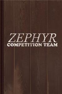 Zephyr Competition Team Journal Notebook