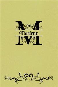 Split Letter Personalized Name Journal - Marlene