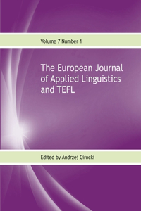 European Journal of Applied Linguistics and TEFL Volume 7 Number 1