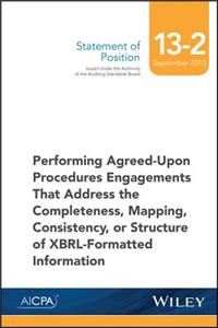 Sop 13-2 Performing Agreed-Upon Procedures Engagements -Xbrl-Formatted Information