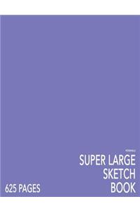Periwinkle Super Large Sketchbook: Big Softcover Sketchbook, 625 Pages, Giant Sketchbook, Large Sketchbook for Drawing