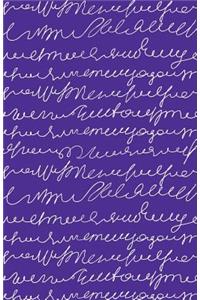 Journal Notebook Scribbly Writing White and Purple