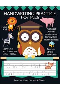 Handwriting Practice For Kids