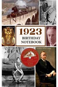 1923 Birthday Notebook