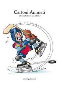 Cartoni Animati Libro da Colorare per Adulti 2