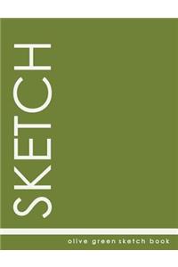 Olive Green Sketch Book