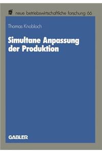 Simultane Anpassung Der Produktion